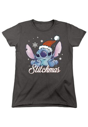 LILO AND STITCH A STITCHMAS CHRISTMAS - Print T-shirt - anthracite