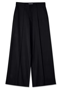 BELDS WIDE PANTS - Stoffhose - black