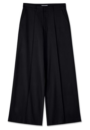 Pegador BELDS WIDE PANTS - Trousers - black