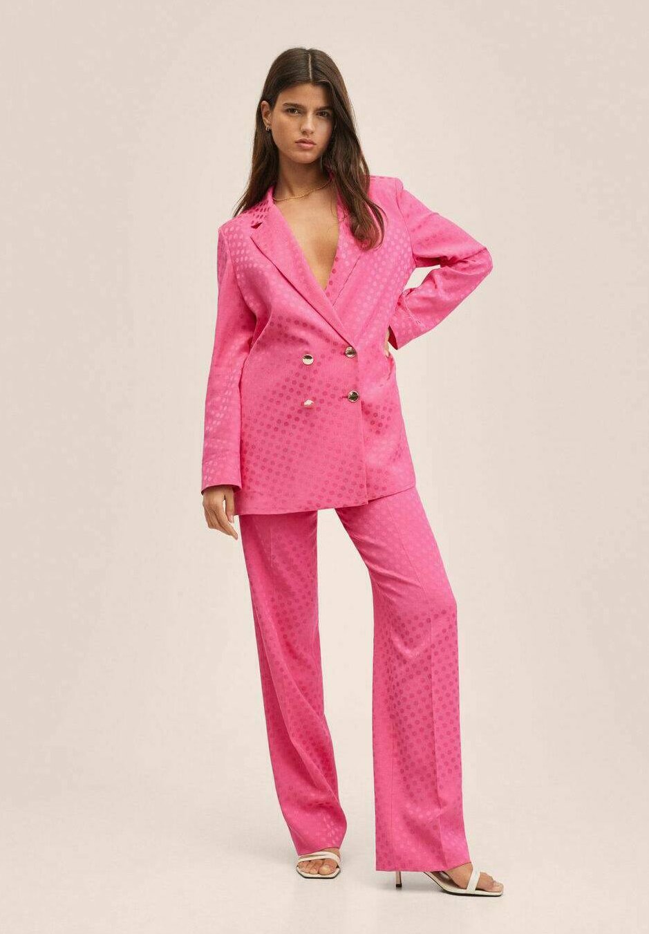 Mango TOPETE - Cappotto corto - fuchsia/fuxia - Zalando.it