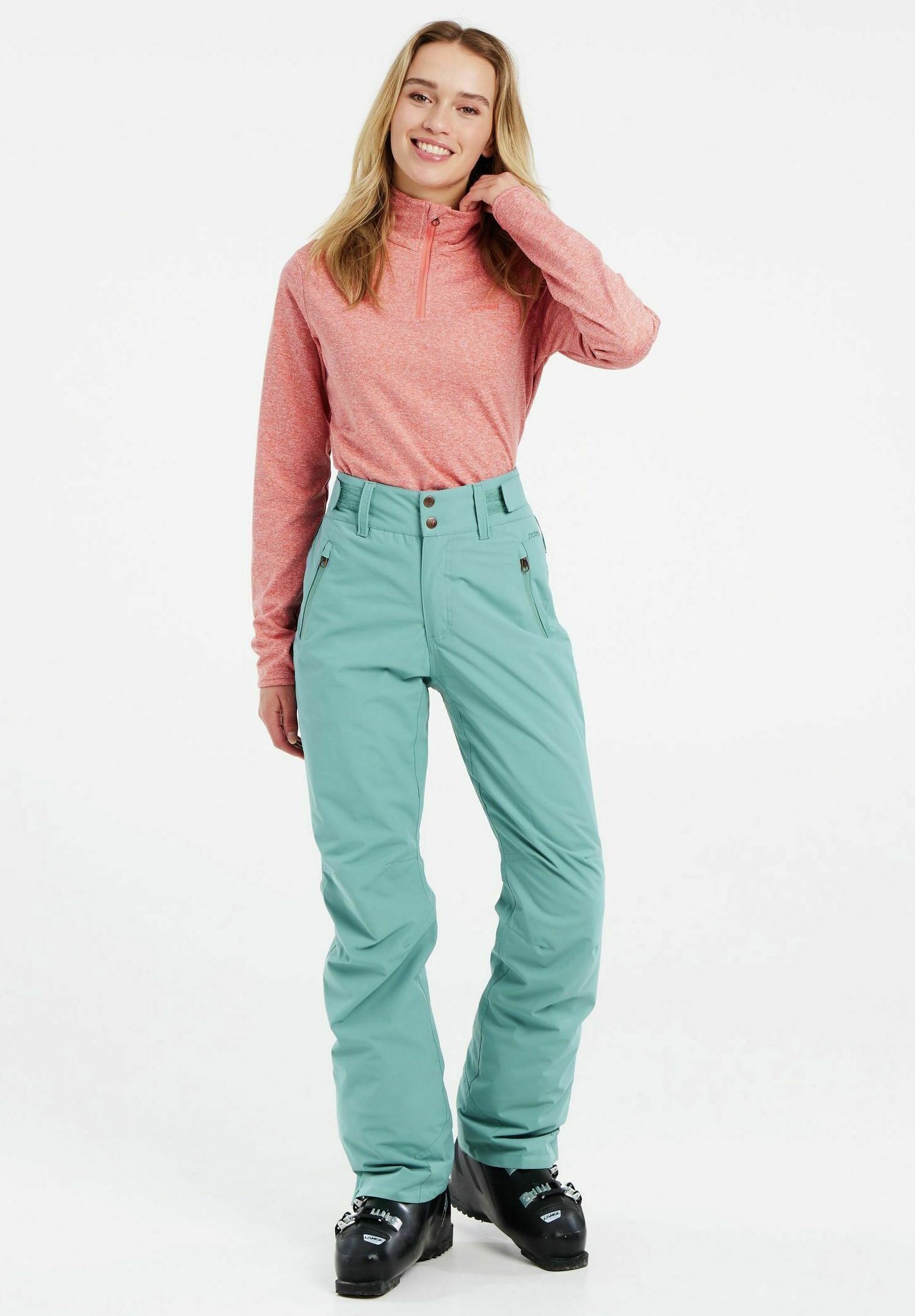 Protest Fabrizm Pile Tecnico Donna - Geotech, Traspirante, Elasticizzato 360° - Slim Fit, Collo Alto