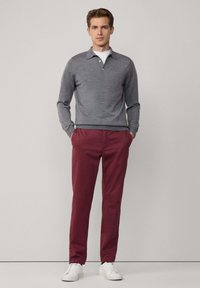 Façonnable Chino - dark red