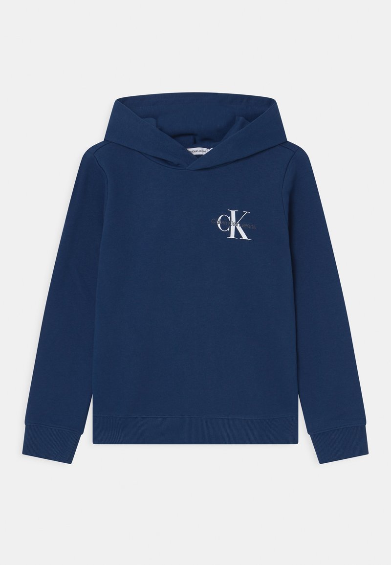 Calvin Klein Jeans SMALL MONOGRAM HOODIE UNISEX - Sweatshirt com capuz - naval blue