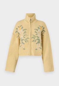 TINE CROPPED CARDIGAN - Neuletakki - yellow mix