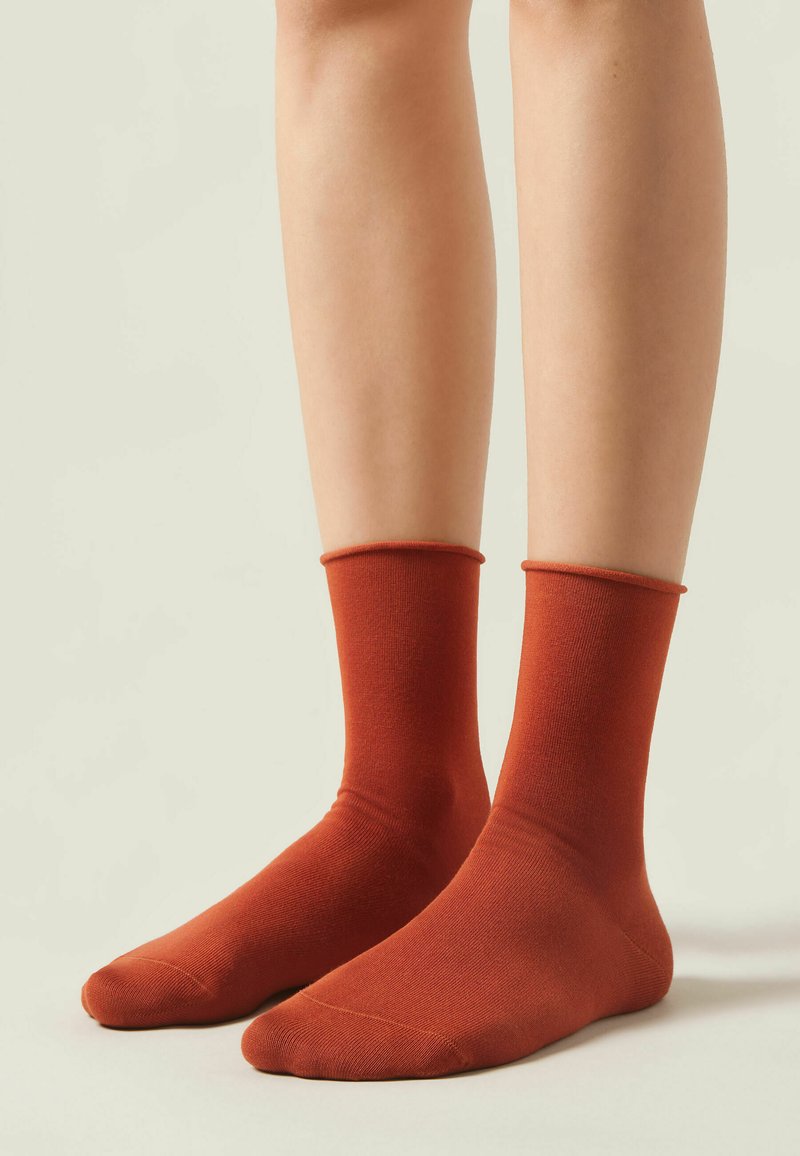 Calzedonia MIT UMSCHLAG - Calcetines - Orange