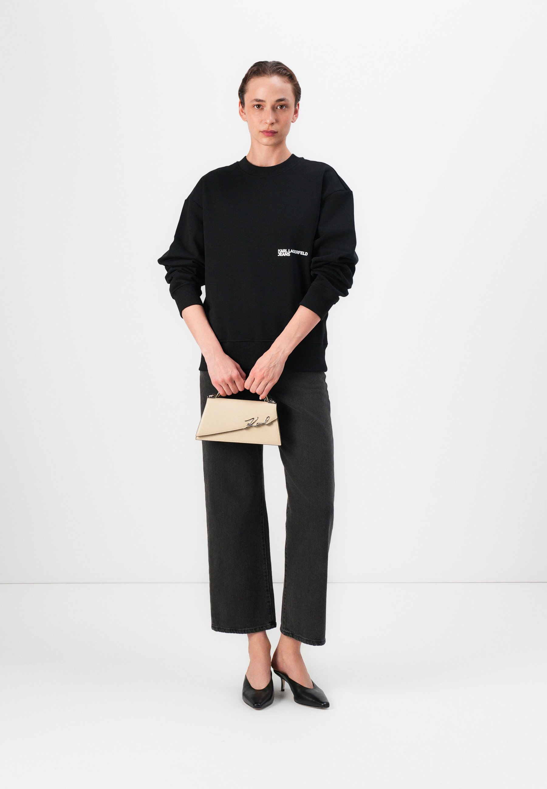 AllSaints PIPPA HEX - Sweatshirt - black - Zalando.co.uk