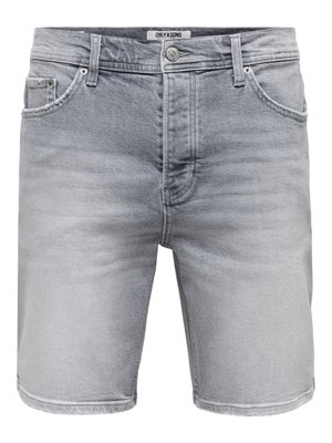 Only & Sons, Denim ONSEDGE Mid rise Straight Fit - Τζιν σορτς - medium grey denim