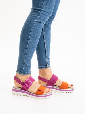 ara, Platform sandals - pink