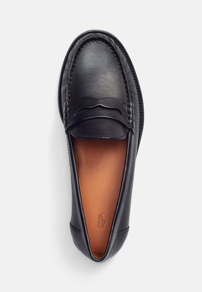 Polo Ralph Lauren CALFSKIN PENNY LOAFER - Įmautiniai batai - black