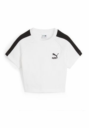 Puma ICONIC T7  - Tričko s potlačou - white