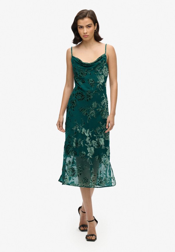 COWL NECK MIDI SLIP - Cocktailkleid/festliches Kleid