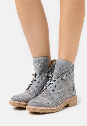 Alma en Pena Botines con cordones - blue