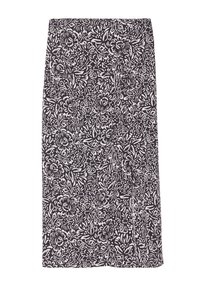 BONOBO Jeans GERADER GESCHLITZTER MIDI - Jupe trapèze - noir