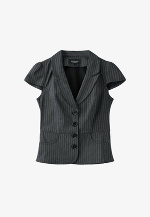 Stradivarius, FITTED STRIPED BLAZER - Chemisier - dark grey