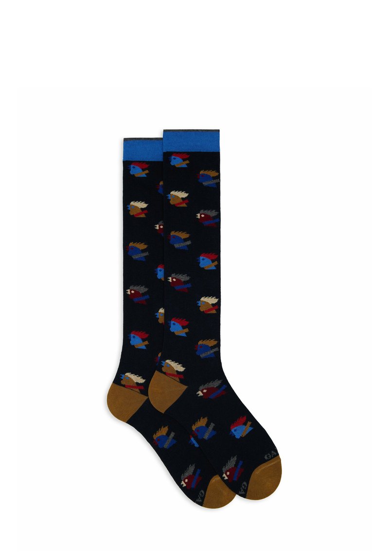 Gallo WITH HEN MOTIF - Calze - navy