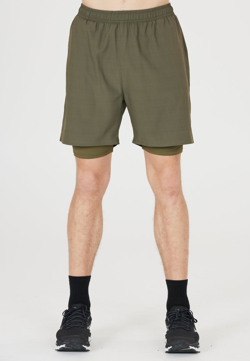 Endurance 2-in-1-shortsit - ivy green