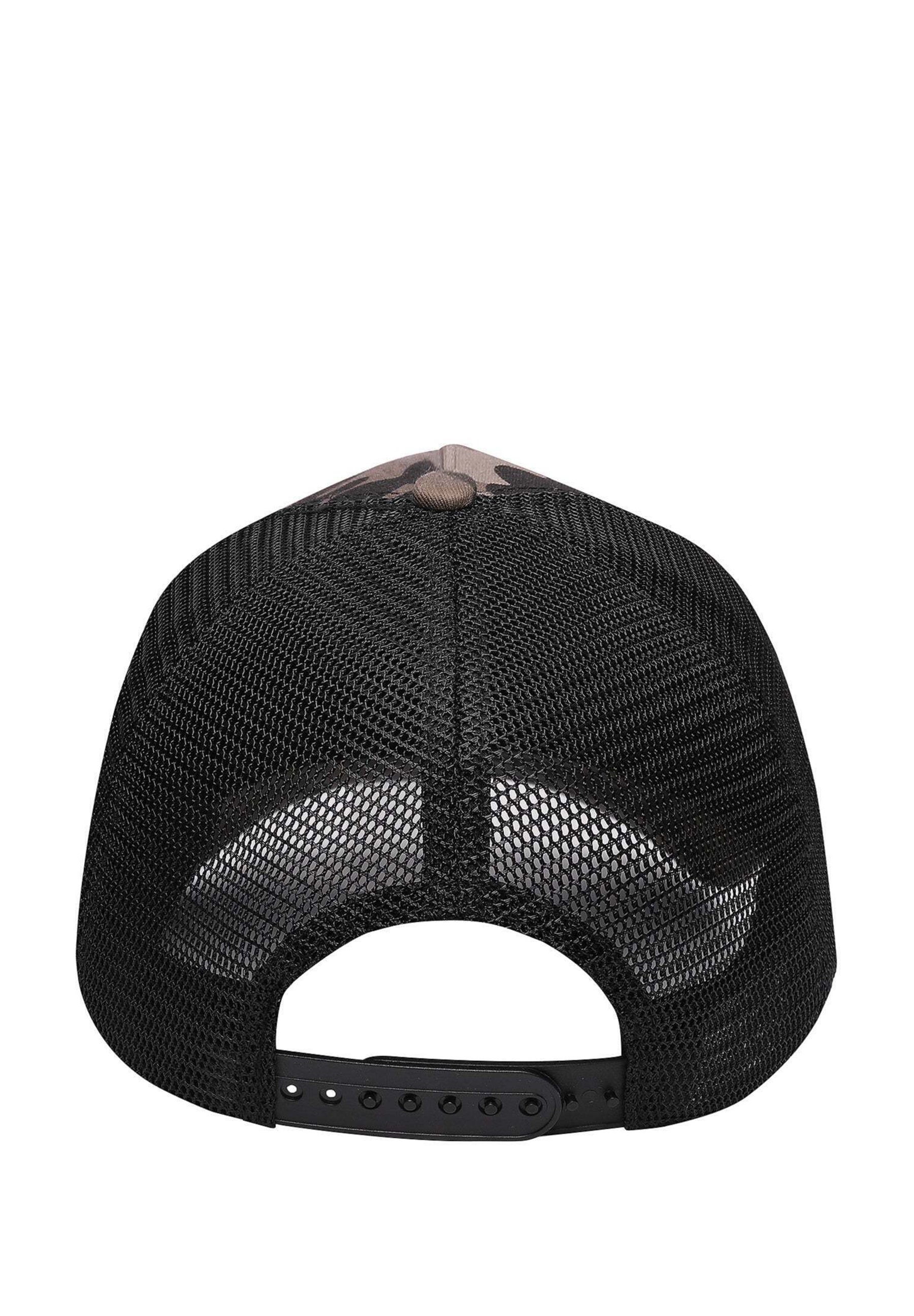 Ed Hardy UNISEX GEISHA FRONT TRUCKER - Cap - camo/dark grey - Zalando