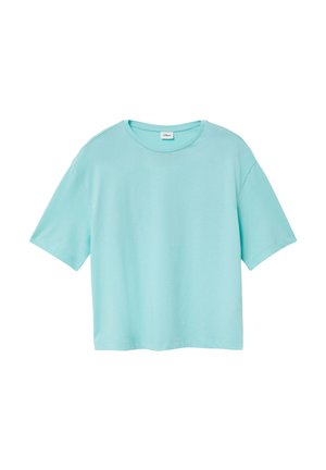 Print T-shirt - helles türkis