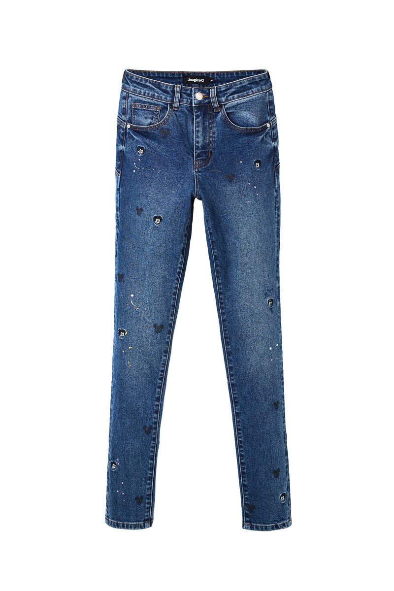 Desigual Jeans Skinny Fit blauw denim/bluedenim