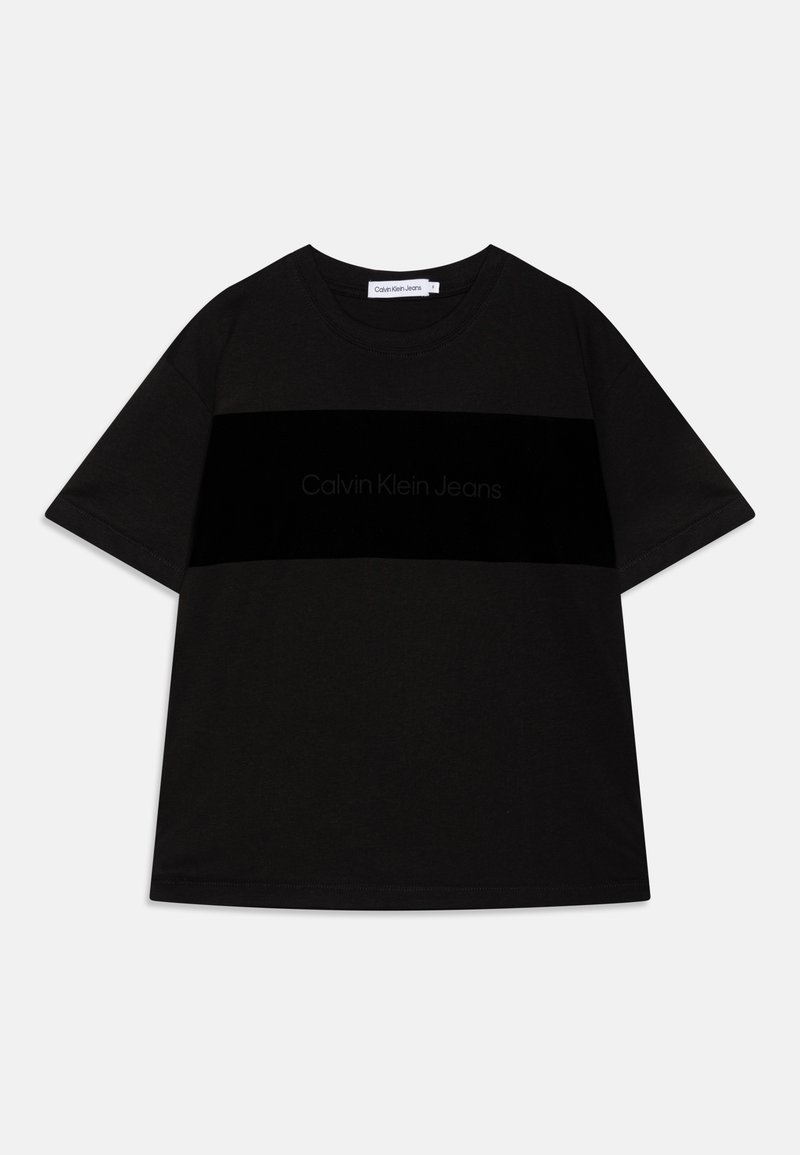 Calvin Klein Jeans COLOR BLOCK LOGO - T-shirts med print - black