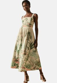 Love & Roses - REGULAR FIT - SCENIC PRINTED STRAPPY SUN - Denné šaty - ivory Miniatúrny obrázok 1