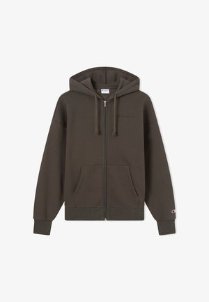 Champion, SPORTSWEAR ZIP UP HOODIE OVERSIZED FIT - Φούτερ με φερμουάρ - mos