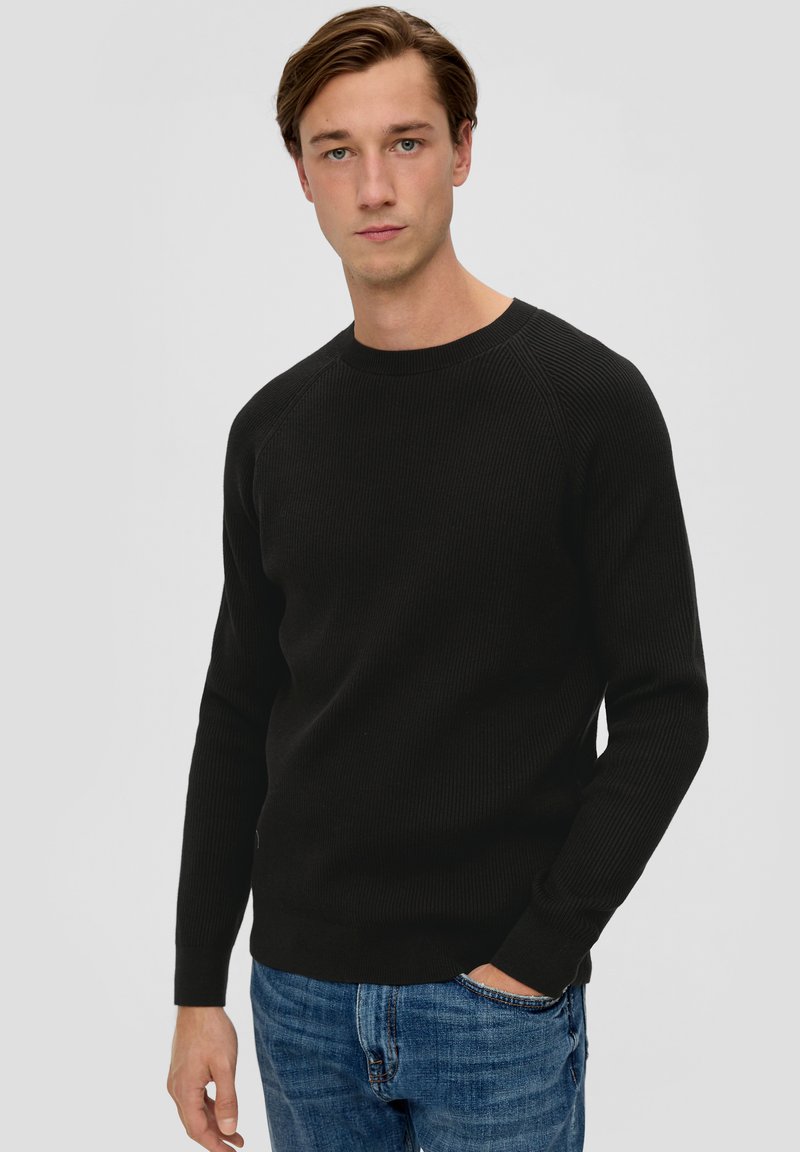 s.Oliver - Strickpullover - schwarz, Vergrößern