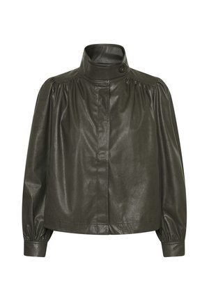 Saint Tropez, TOMASZ JACKET - Veste en similicuir - army green