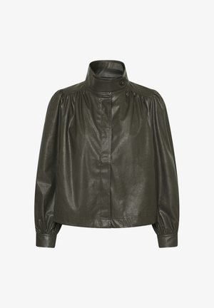 Saint Tropez, TOMASZ JACKET - Veste en similicuir - army green