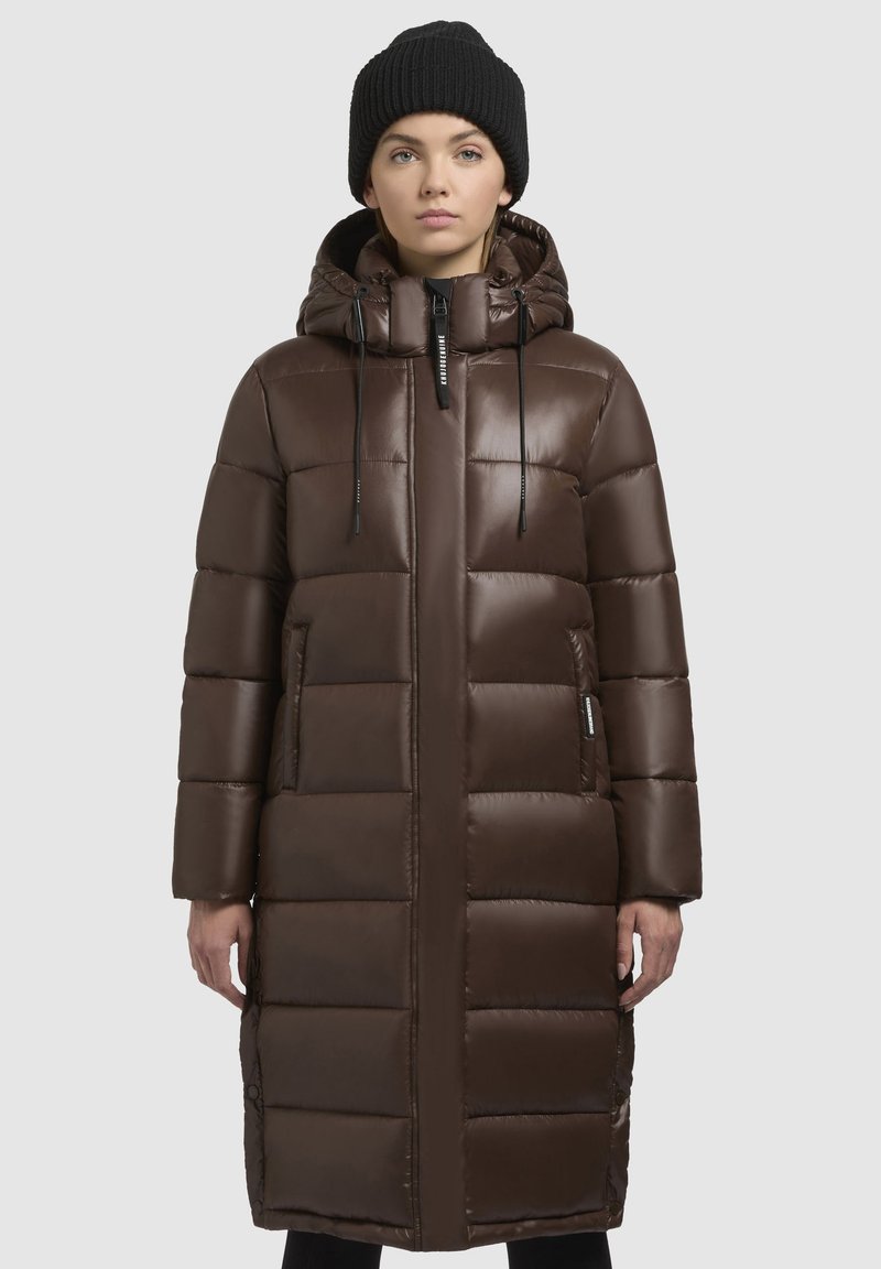 khujo JULINA - Cappotto invernale - schokoladenbraun