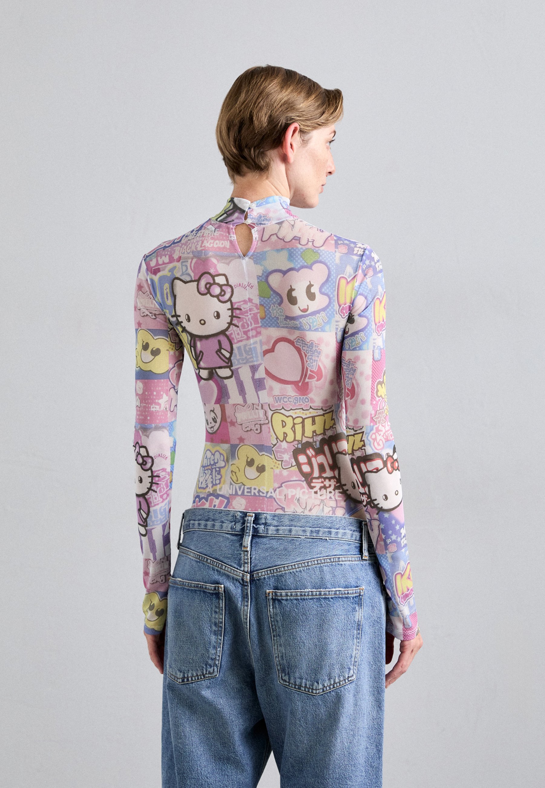 GCDS HELLO KITTY - Long sleeved top - mix/multi-coloured