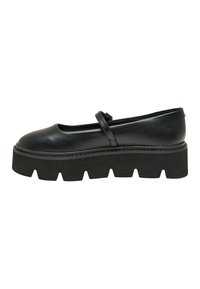 Lodičky s platformou - black