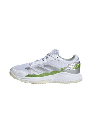 adidas Performance, COURTQUICK PADEL - Zapatillas de pádel - cloud white   silver metallic   lucid lemon