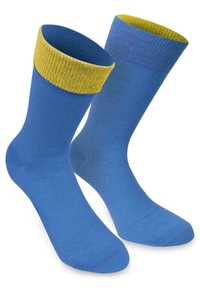 Normani MID CUT SOCKS BI-COLOR - Socken - himmelblau/aprikose