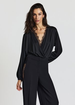 Calliope MANICA LUNGA TINTA UNITA - Maglietta a manica lunga - ultrablack