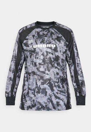 Umbro PRINTED - T-shirt à manches longues - black
