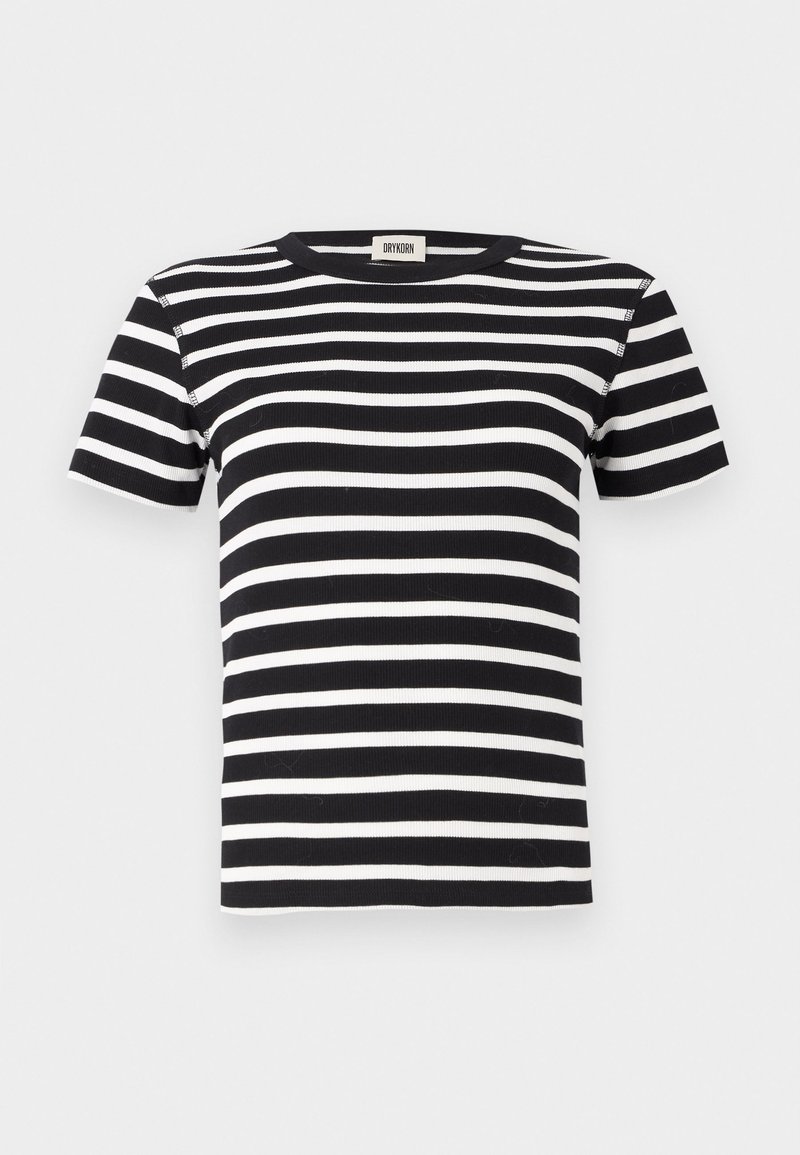 drykorn T-shirt print zwart