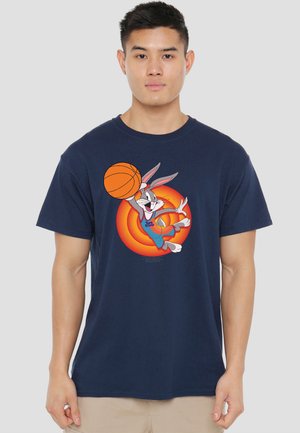 Cotton Soul, SPACE JAM 2/BUGS SLAM - T-Shirt print - dark blue