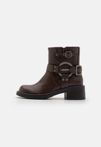 ASHER - Bottines de cowboy / motard - brown