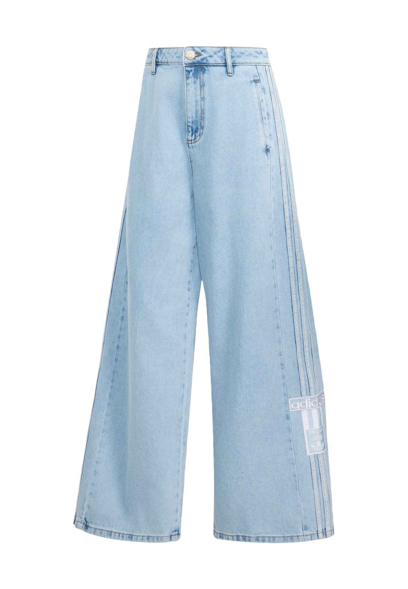 adidas Originals ADBRK PNT D - Flared Jeans - light denim/blue
