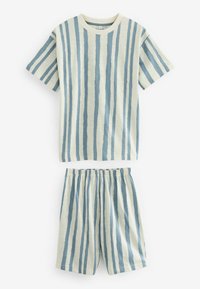 Next 3 PACK  REGULAR FIT - Pidžamas komplekts - blue ecru summer