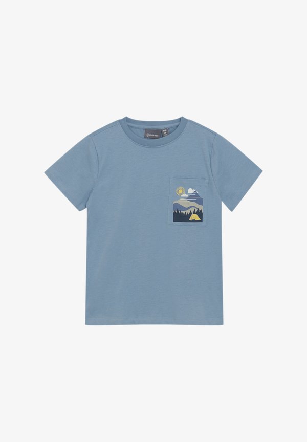 COT-shirt - Print T-shirt - faded denim
