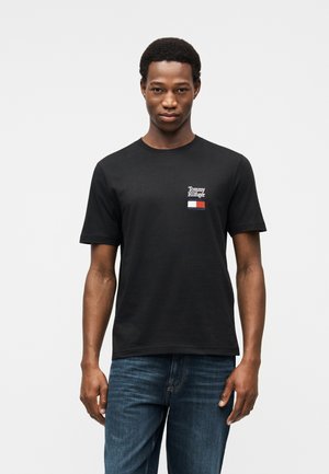 BRAND LOVE TEXT STACK TEE - T-shirt con stampa - black