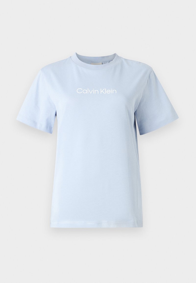 Calvin Klein HERO LOGO REGULAR - Triko s potiskem - zen blue