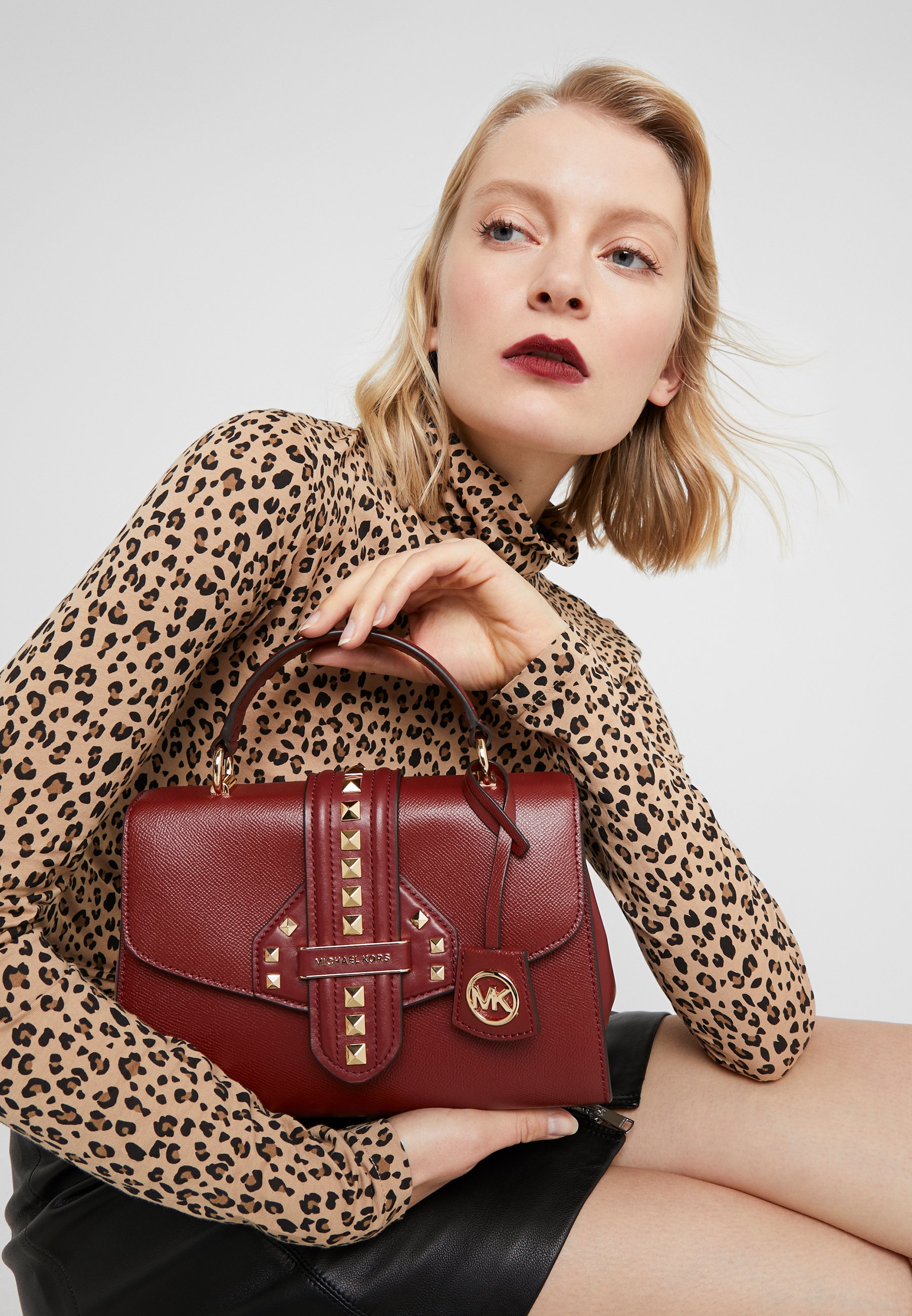 MICHAEL Michael Kors BLEECKER SATCHEL CROSSGRAIN Håndveske MICHAEL Michael Kors BLEECKER SATCHEL CROSSGRAIN Håndveske