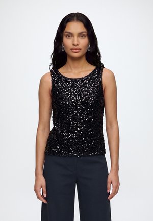 Pieces, PCKAMMY TANK TOP JRS BC - Блуза - black