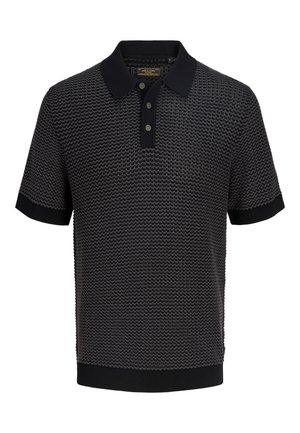 Jack & Jones, Knitted Knitted - Poloshirts - black