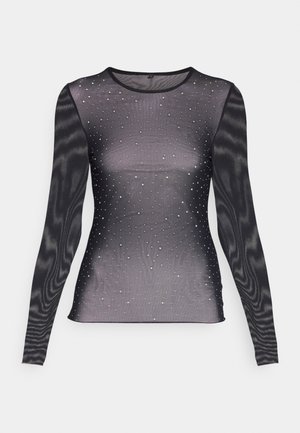 ONLELSA SHINE - Long sleeved top - black