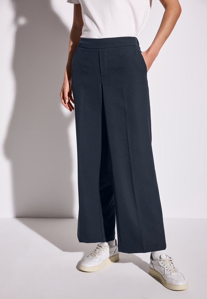 Street One - WIDE  - Stoffhose - blau, Vergrößern