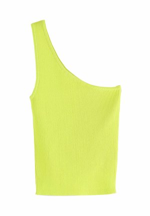 REGULAR FIT - ASYMMERIC ONE SHOULDER - Top - green lime